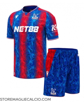 Crystal Palace Maglia Gara Casa Repliche 2024-25 Bambino Maniche Corte Crystal Palace Maglia Gara Casa Repliche 2024-25 Bambino Maniche Corte